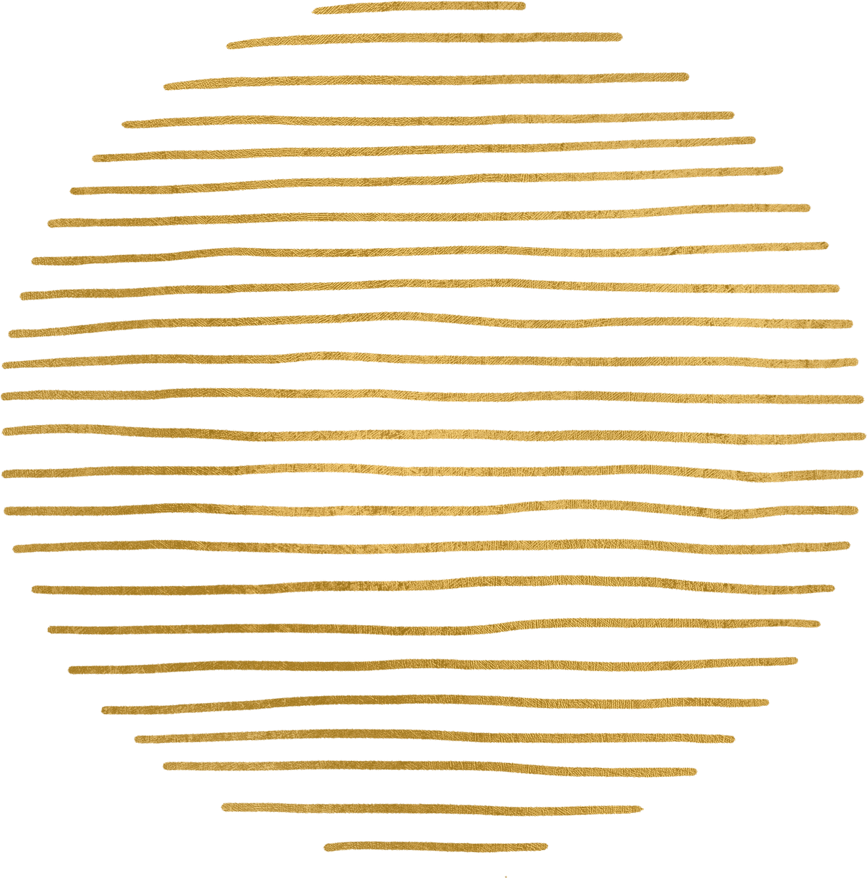 Circle with Gold Stripes